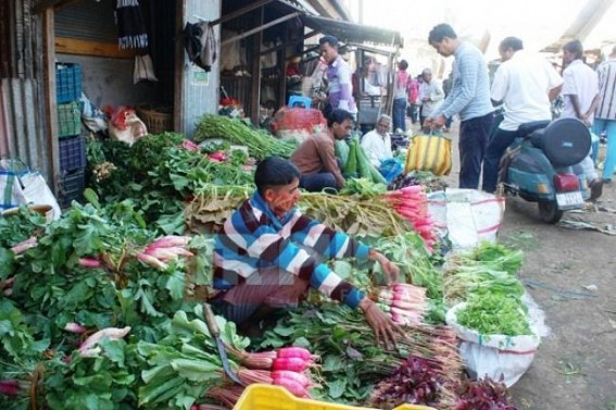 Survey : Demonetization effect finally brings down sky-rocketing prices in vegetable markets of Tripura : Consumers happy, businessmen expressed displeasure  